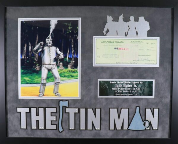 The Tin Man signed check