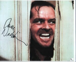 Signed Photo of Jack Nicholson in The Shining