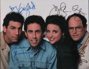 Signed Cast Photo of Seinfeld Series