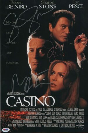 Casino Poster Signed by Cast