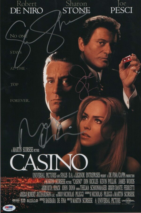 Casino Poster Signed by Cast