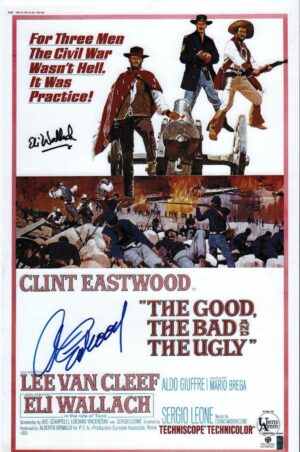 Signed Poster of The Good, The Bad, and The Ugly