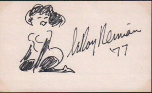 LeRoy Neiman Original Drawing & Signature
