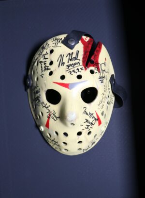 Jason Mask Signed by EVERY Actor who played the role